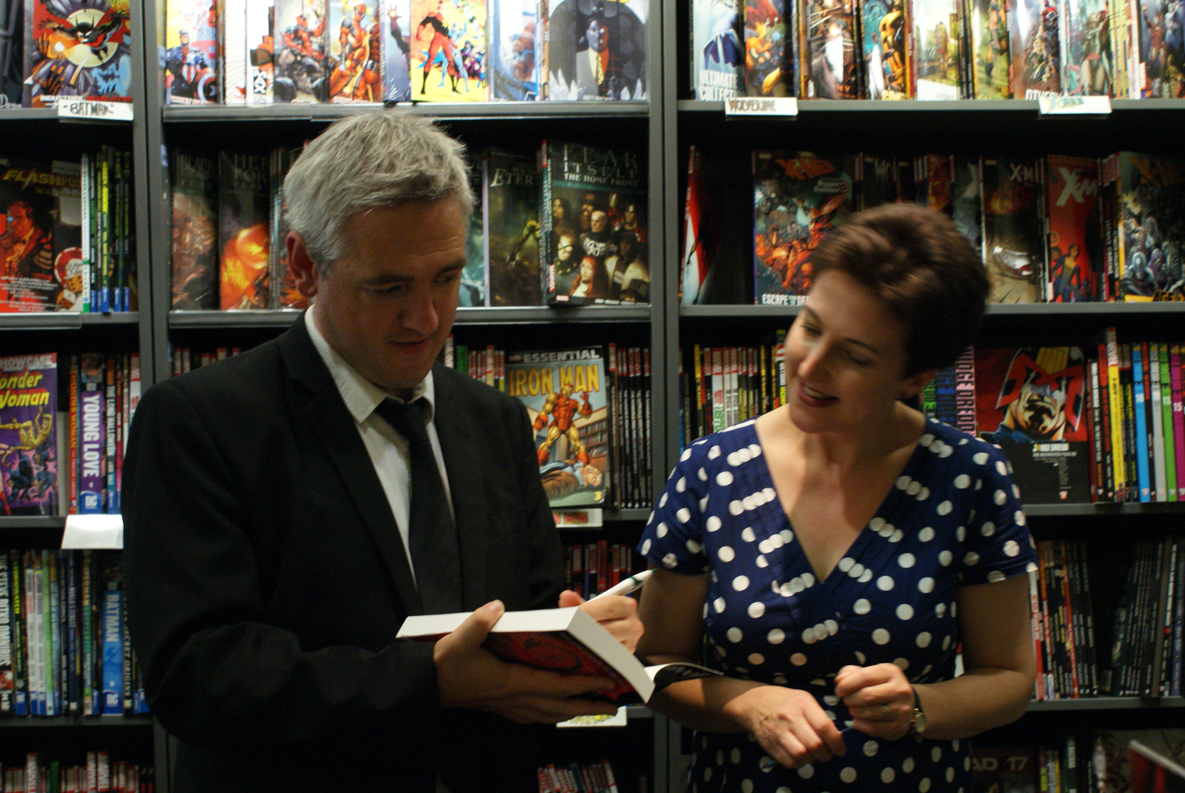 Heide Goody and Iain Grant at Waterstones New Street