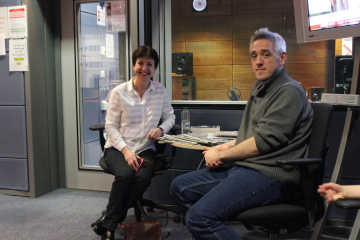 Heide and Iain at the BBC